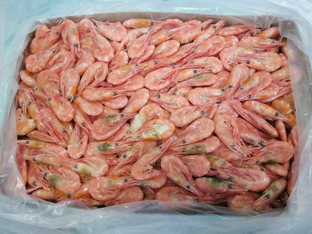 甘えび　(甘えび1kg、甘えびIQF、ボイル甘えび)
